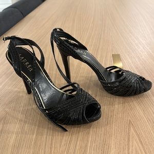 Ralph Lauren Black heels